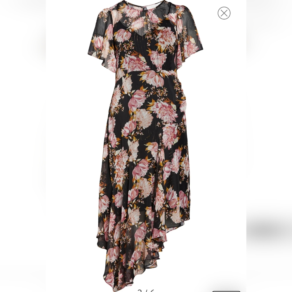 ASTR Floral Print Dress Size 1X - Picture 2 of 10